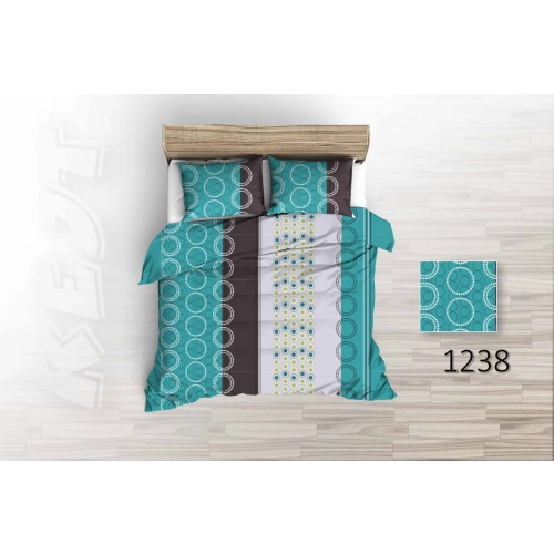 Delikatna pościel z kory bawełnianej 160 x 200